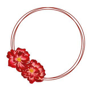 Wreath Roses Peony Stickdatei