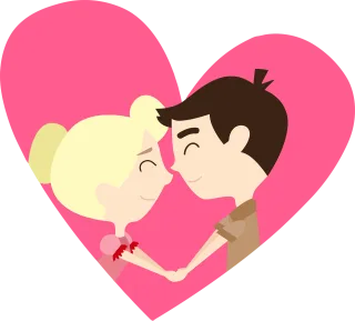 Couple Love Heart Stickdatei
