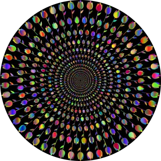Tulip Vortex Flower Stickdatei