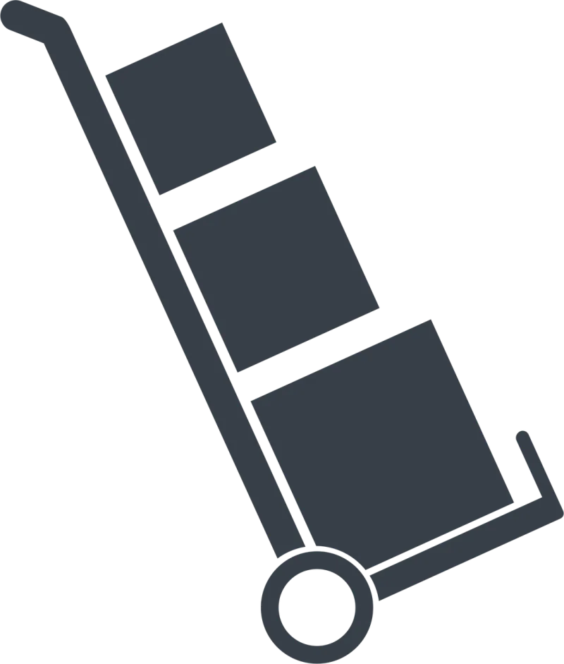 Delivery Transport Icon Stickdatei – Fahrzeuge
