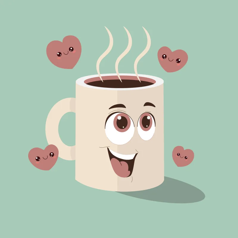 Coffee Mug Tea Stickdatei – Essen & Trinken