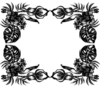 Frame Border Kala Stickdatei