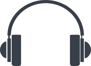 Icon Headphones Music Stickdatei