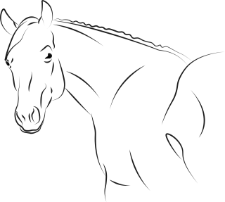 Horse Nature Animal Stickdatei – Tiere
