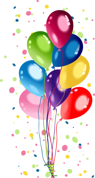 Balloons Party Clip art Stickdatei