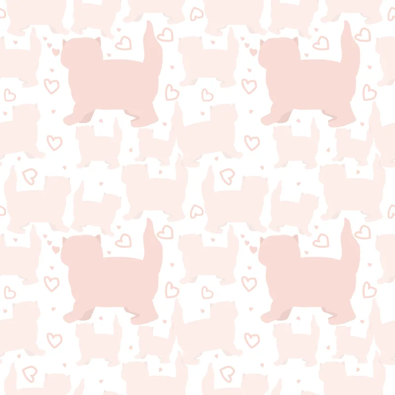 Hearts Kitten Valentine's day Stickdatei – Herzen & Liebe