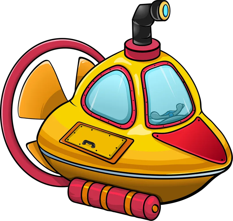 Bathyscaphe Underwater Jet ski Stickdatei – Sport