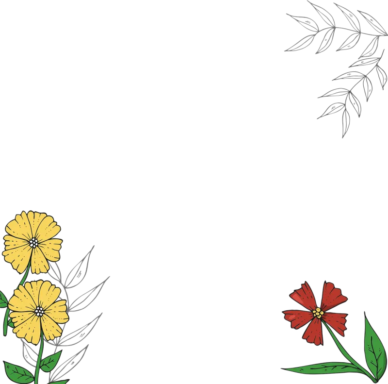 Flower Floral Nature Stickdatei – Blumen