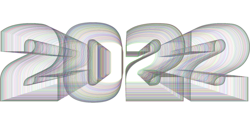 Calendar 2022 New year Stickdatei – Kinder