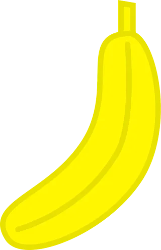 Banana Fruit Food Stickdatei