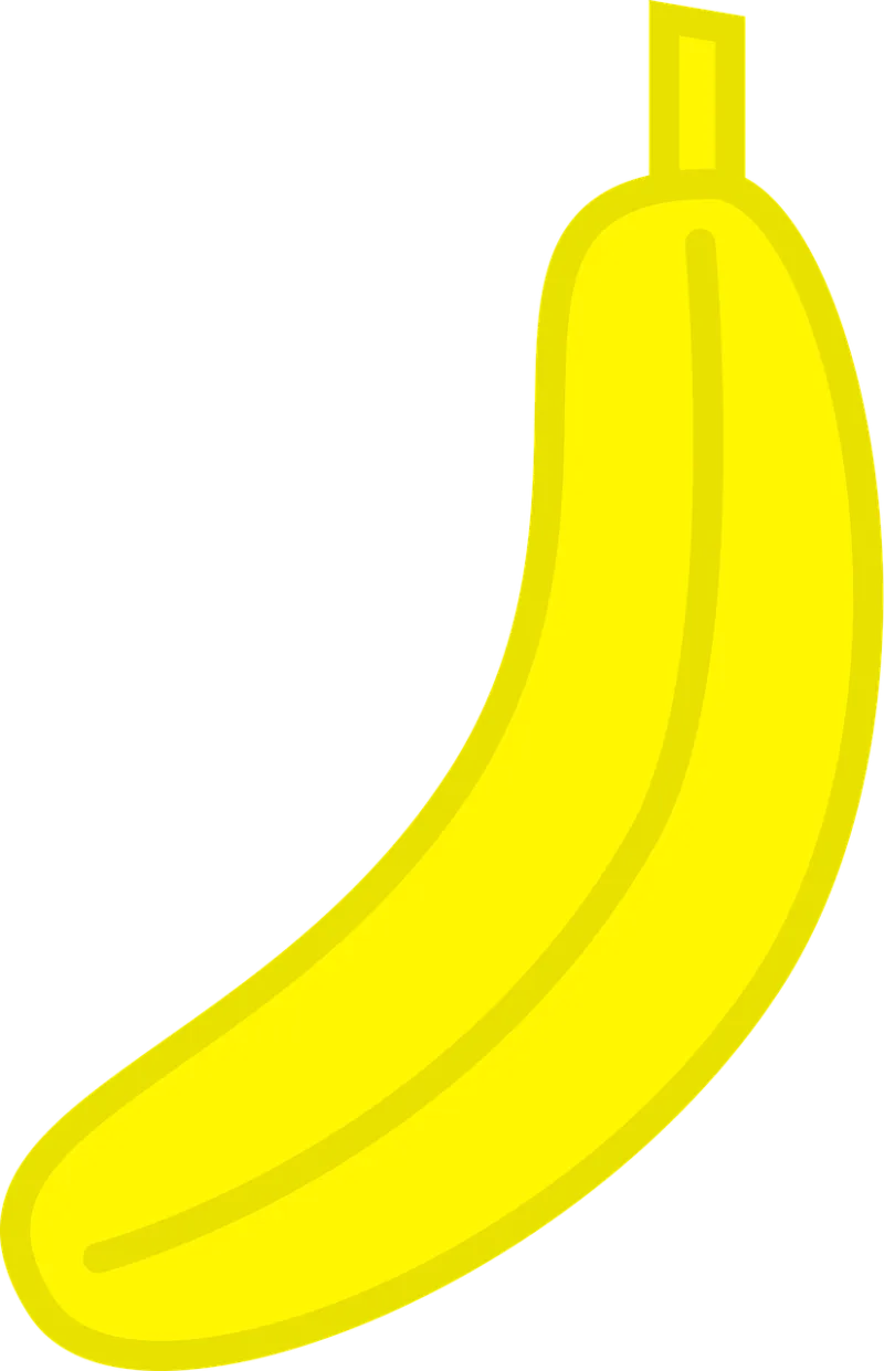 Banana Fruit Food Stickdatei – Essen & Trinken