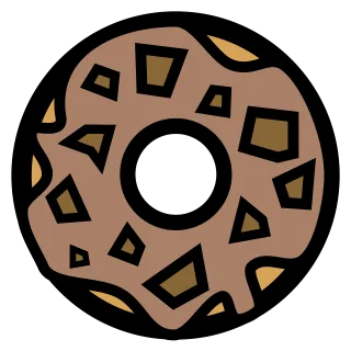 Snack Donut Sweet Stickdatei
