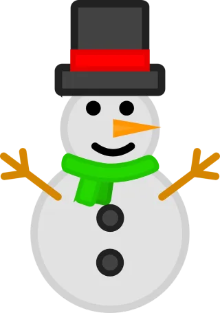 Snowman Snow Winter Stickdatei