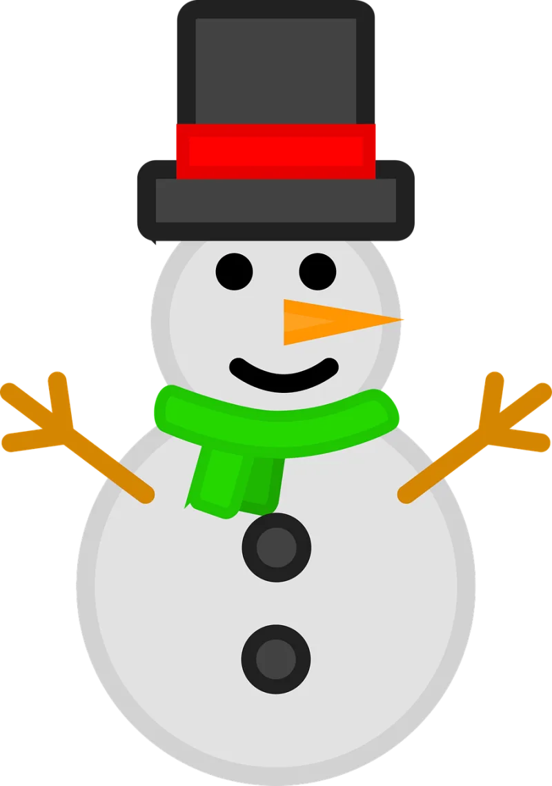 Snowman Snow Winter Stickdatei – Weihnachten