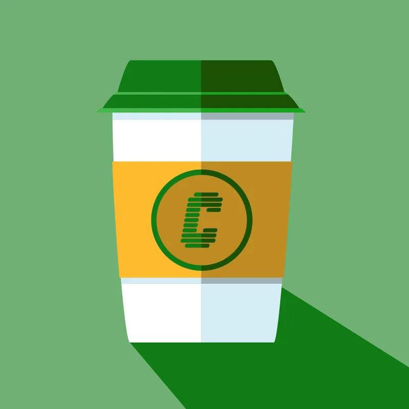 Coffee Coffee cup To-go cup Stickdatei – Essen & Trinken
