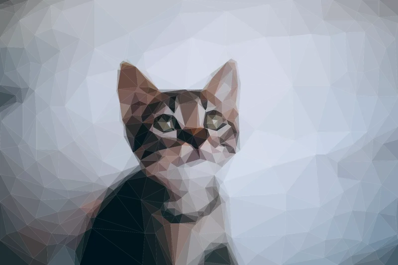 Cat Kitten Pixel art Stickdatei – Tiere