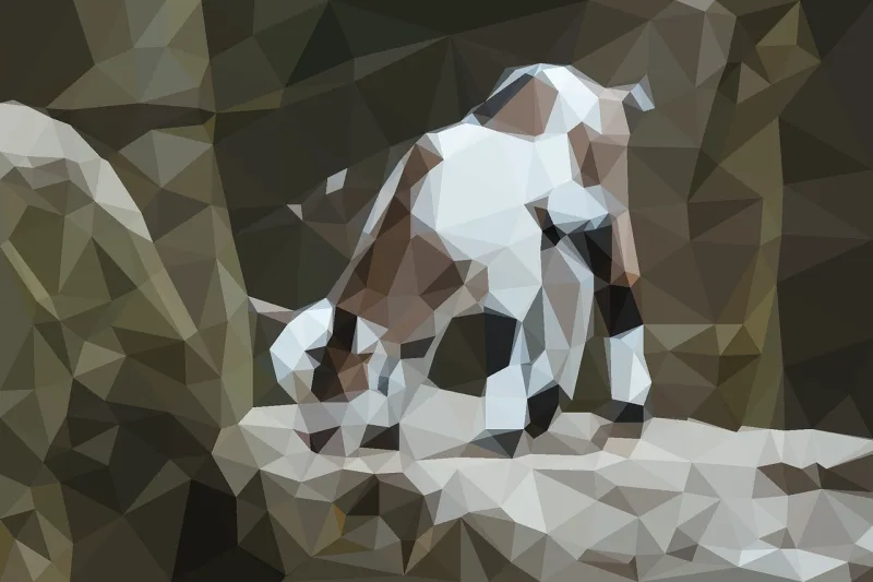 Goat Mountain goat Pixel art Stickdatei – Natur