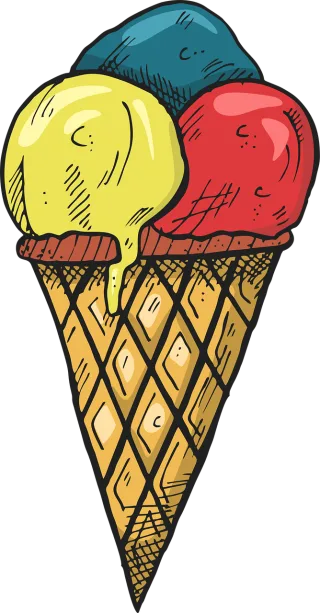 Ice cream Dessert Clip art Stickdatei
