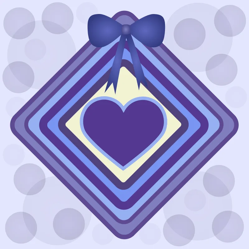 Heart Card Tape Stickdatei – Herzen & Liebe