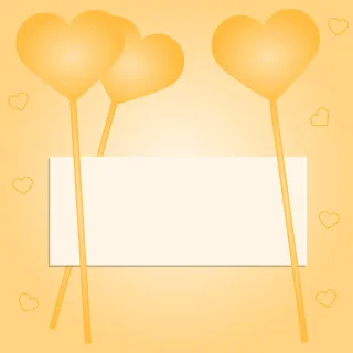 Hearts Valentine Card Stickdatei