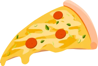 Pizza Food Cut Stickdatei