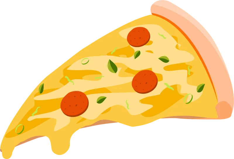 Pizza Food Cut Stickdatei – Essen & Trinken