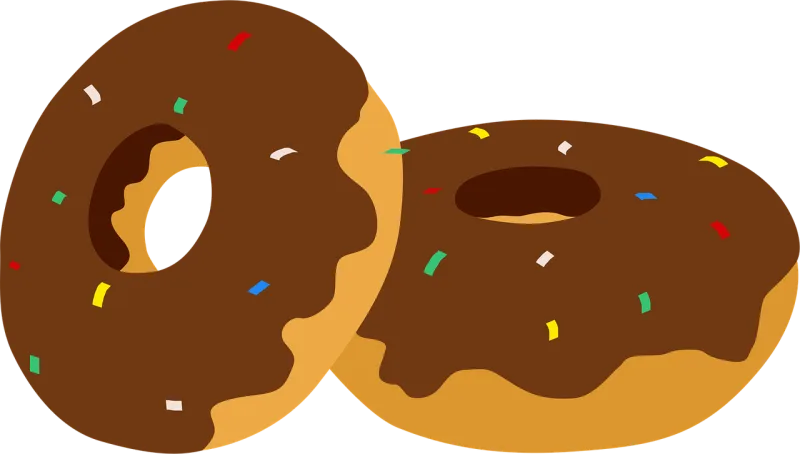 Donuts Douhgnuts Dessert Stickdatei – Essen & Trinken