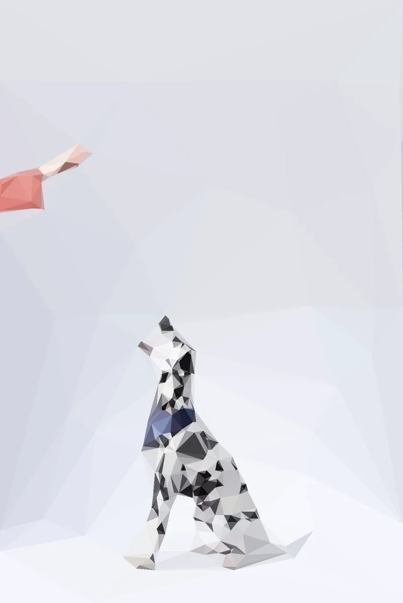 Dalmatian Dog Pixel art Stickdatei – Tiere