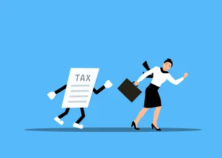 Business Tax Financial Stickdatei