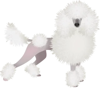 Poodle Dog Nature Stickdatei – Tiere
