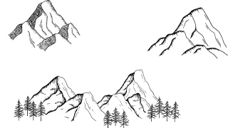Mountains Nature Mountain clip art Stickdatei – Natur