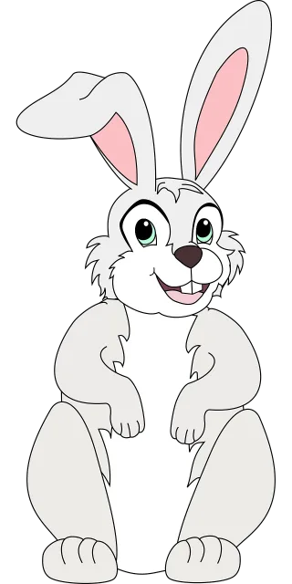 Easter Bunny Rabbit Stickdatei