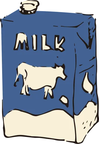 Milk Dairy Drink Stickdatei