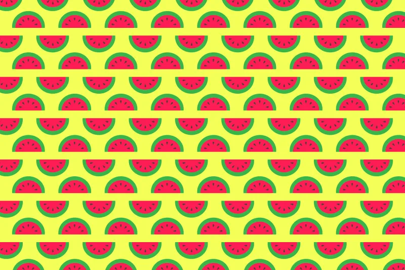 Watermelon Pattern Beautiful wallpaper Stickdatei – Essen & Trinken