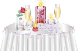 Valentine's day Candlelight Romantic dinner Stickdatei