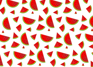 Fruit Watermelon Pattern Stickdatei
