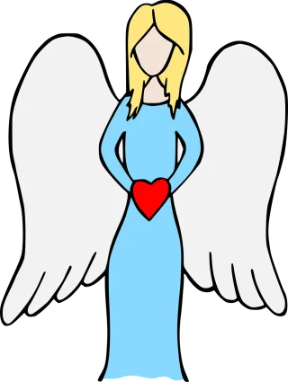 Angel Woman Wings Stickdatei – Weihnachten