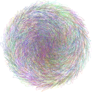 Abstract Round Ornamental Stickdatei – Kinder