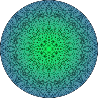 Mandala Ornament Background Stickdatei – Weihnachten