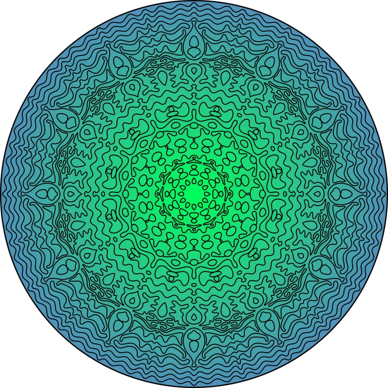 Mandala Ornament Background Stickdatei – Weihnachten