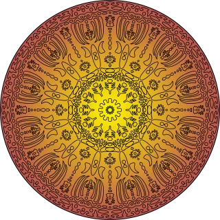 Floral Pattern Design Stickdatei