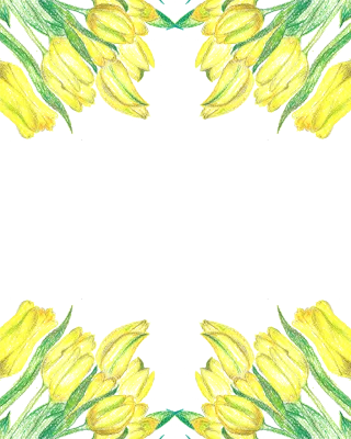 Tulips Bouquet Bloom Stickdatei