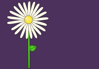 Daisy Flower Background Stickdatei – Blumen