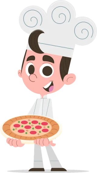 Chef Pizza Kitchen Stickdatei