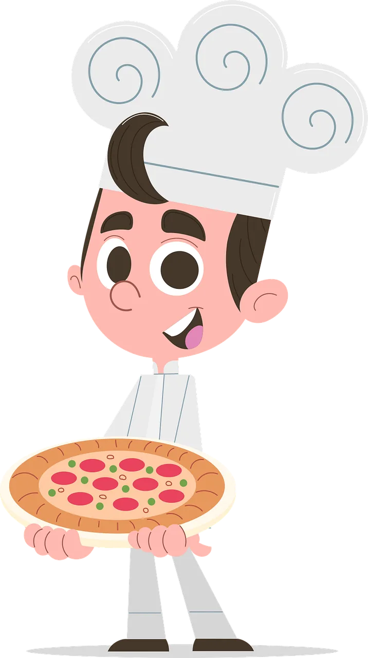 Chef Pizza Kitchen Stickdatei – Essen & Trinken