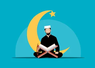 Muslim Ramadan Quran Stickdatei