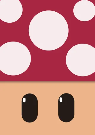 Mushroom Fanart Anime Stickdatei – Natur