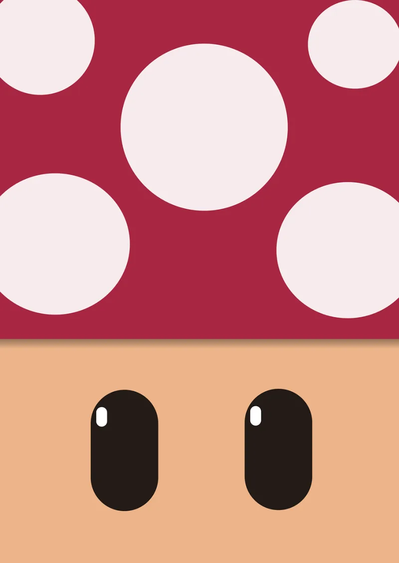 Mushroom Fanart Anime Stickdatei – Natur