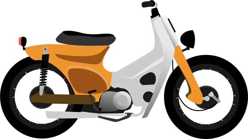 Motorcycle Bike Vintage Stickdatei – Fahrzeuge