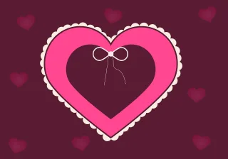 Heart Romantic Background Stickdatei